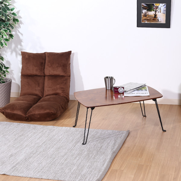 不二貿易（Fuji Boeki） ローテーブル 幅70cm 折れ脚 センターテーブル