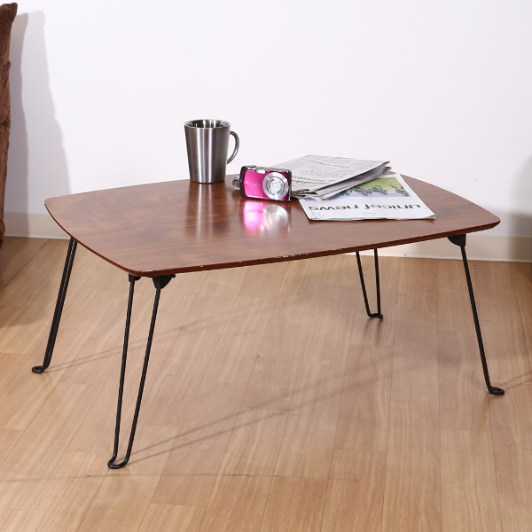 不二貿易（Fuji Boeki） ローテーブル 幅70cm 折れ脚 センターテーブル