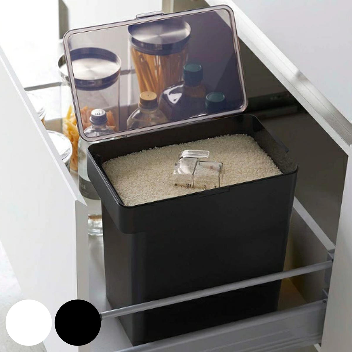 tower 山崎実業 密閉米びつ タワー 10kg 計量カップ付