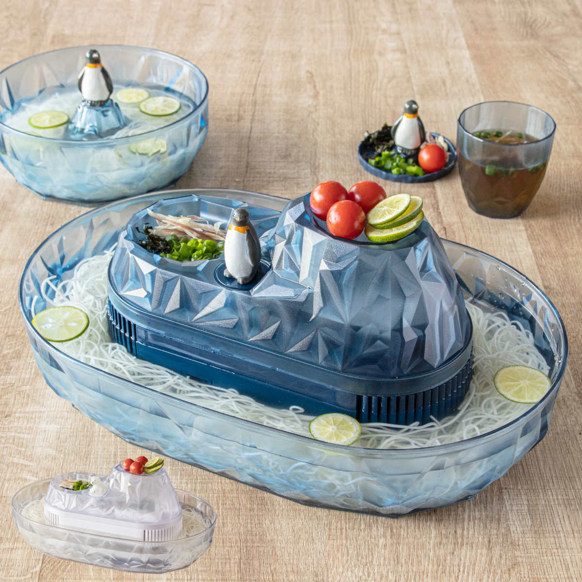 パール金属 そうめん流し器 M 2〜3人用 流氷 流しそうめん 電池式 流し 