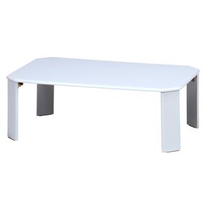 ローテーブル 幅90cm 折りたたみテーブル UV塗装 センターテーブル 鏡面 テーブル ブラック