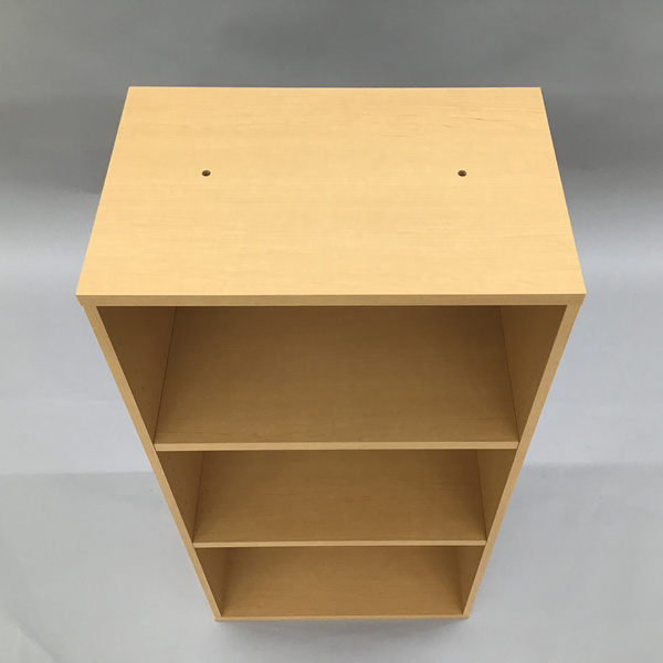 エイ・アイ・エス 本棚 3段 組み合わせラック プレージ 高さ90cm 幅