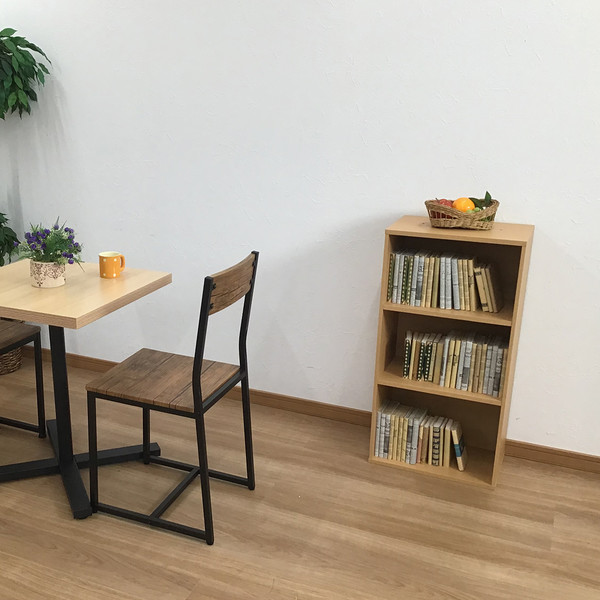 エイ・アイ・エス 本棚 3段 組み合わせラック プレージ 高さ90cm 幅