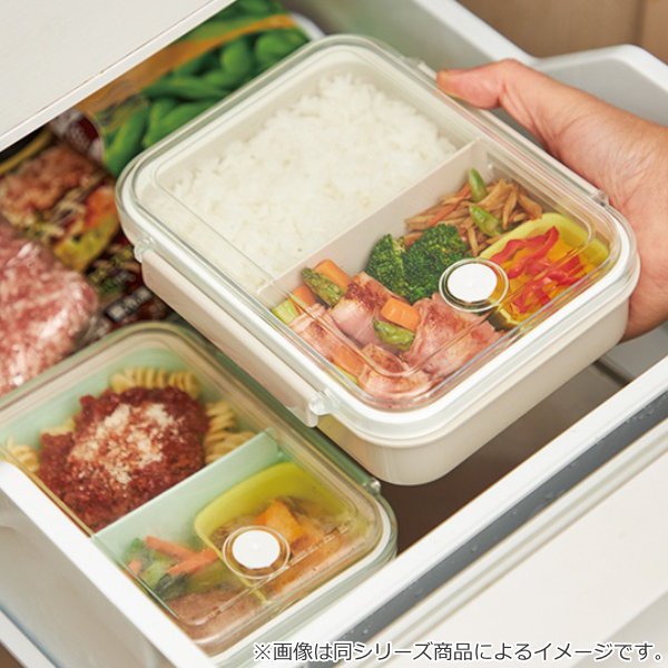 スケーター お弁当箱 1段 550ml 冷凍作り置き弁当 シーデザイン