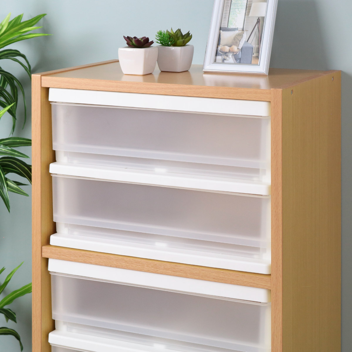 収納ボックス コワケース 2段 卓上 引き出し レターケース F2