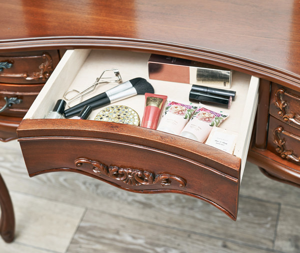 HAGiHARA（萩原） ドレッサー 幅115cm 猫脚 姫系 三面鏡 アンティーク