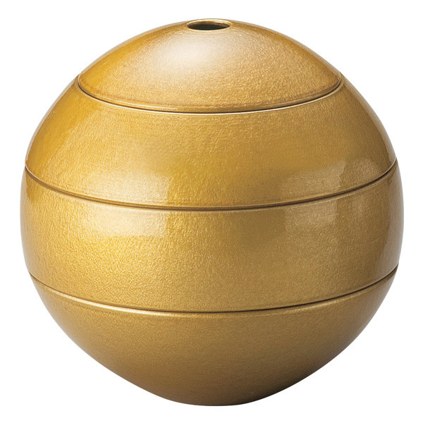M.STYLE お重 3段 珠型三段段重 中 URUSHI 漆石 食器 磁器