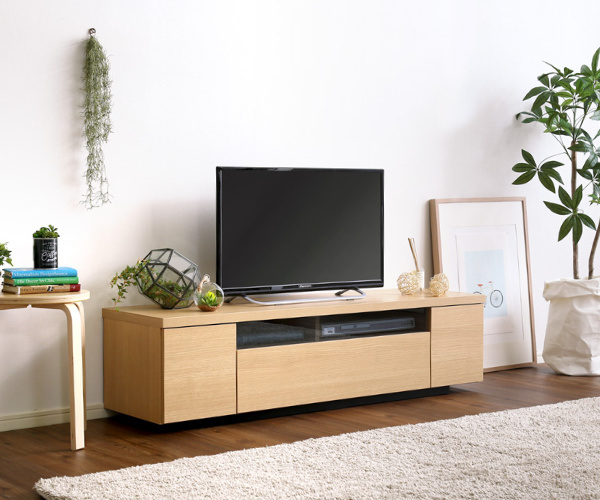 木製　テレビ台 開梱設置 テレビボード ローボード 木製 1450 テレビ台 ロータイプ 脚