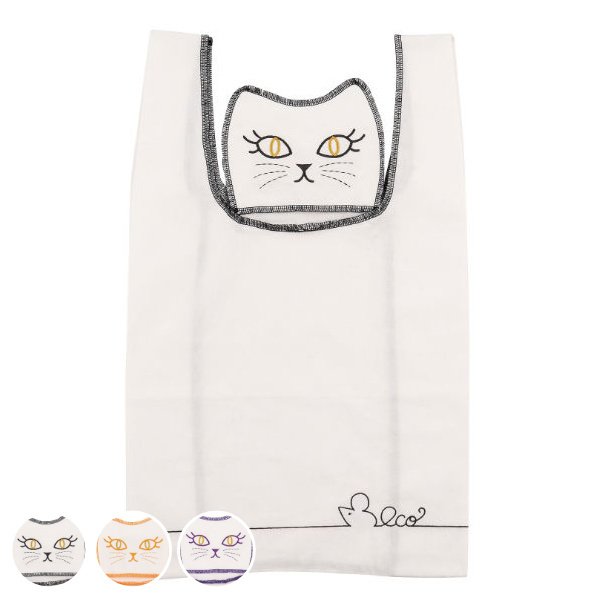 エコバッグ 小悪魔CAT 折りたたみ コンパクト （ マイバッグ エコバック 買い物バッグ レジバッグ サブバッグ レジ袋 軽量 ）