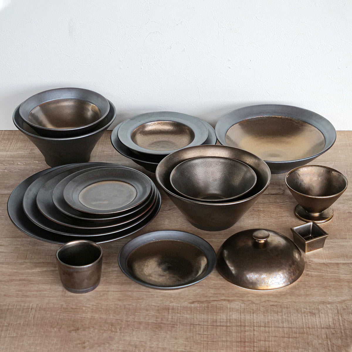 リッド 16cm M.STYLE 武蔵 蓋 磁器 美濃焼 （ 食器 和食器 日本製 皿 食洗機対応 電子レンジ対応 フタ 料理 ドーム フードカバー クローシュ ） | M.STYLE | 06