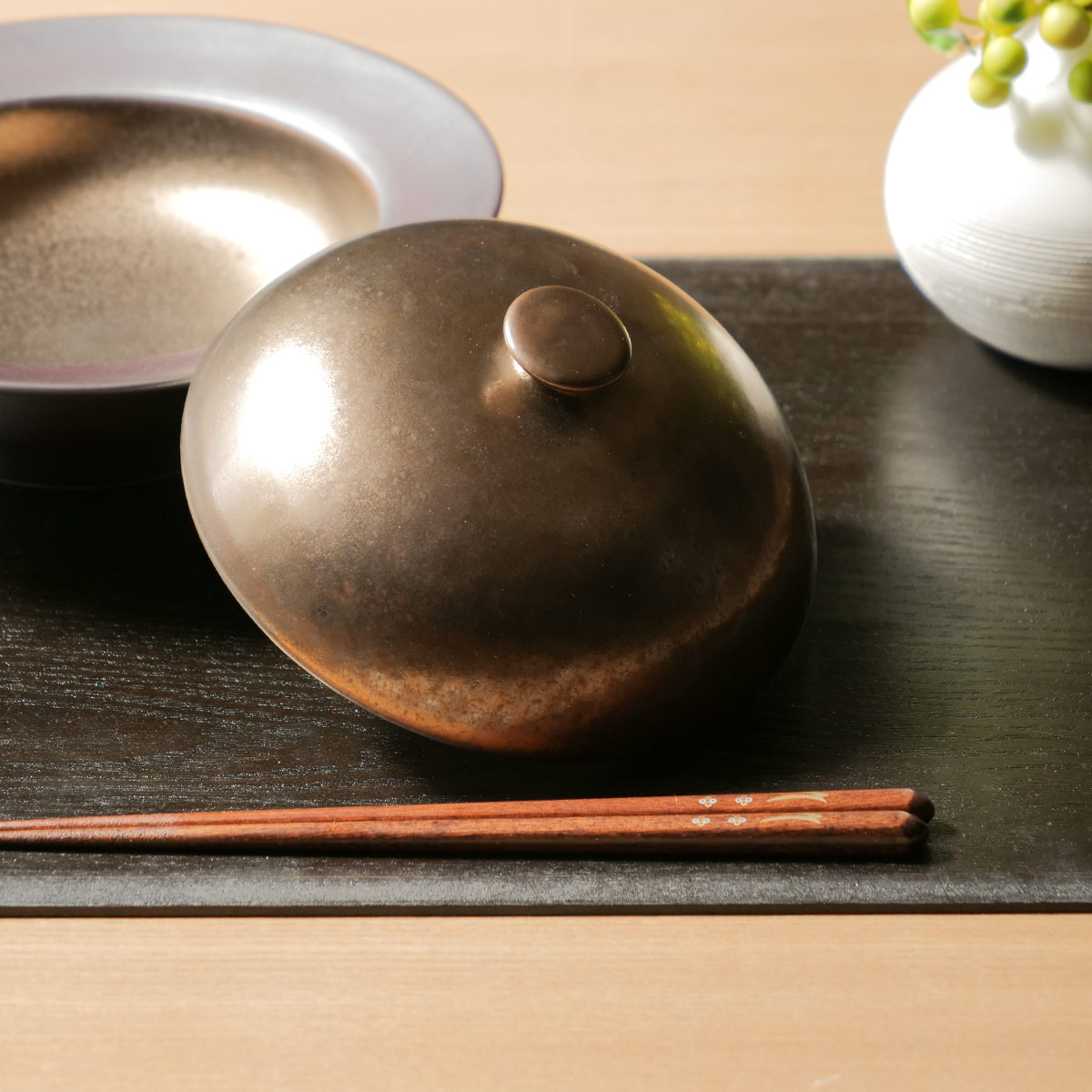 リッド 16cm M.STYLE 武蔵 蓋 磁器 美濃焼 （ 食器 和食器 日本製 皿 食洗機対応 電子レンジ対応 フタ 料理 ドーム フードカバー クローシュ ） | M.STYLE