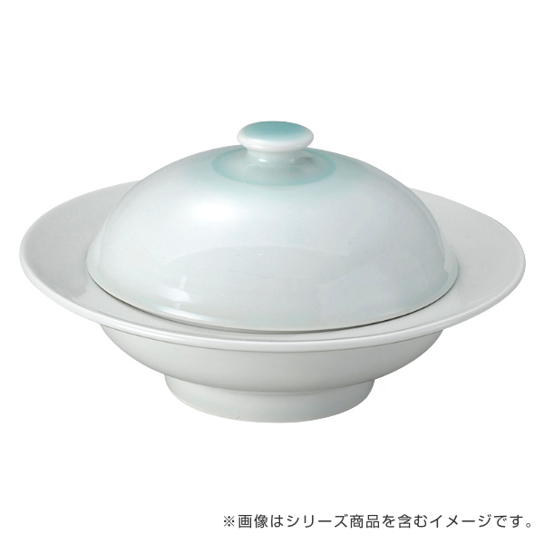 リッド 蓋 隠れ窯 翠 リムクーププレート ふた 食器 磁器 日本製 （ 食洗機対応 電子レンジ対応 フタ 料理 ドーム フードカバー クローシュ ） | ブランド登録なし | 02