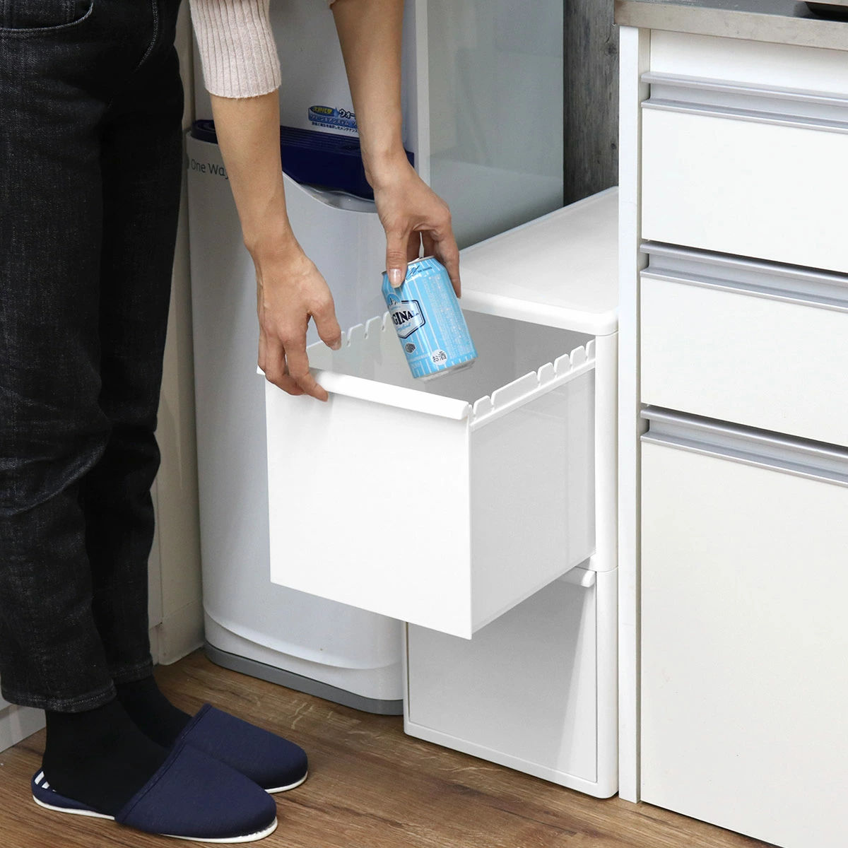 Like-it（ライクイット） ゴミ箱 40L 2段 分別 引き出しステーション 