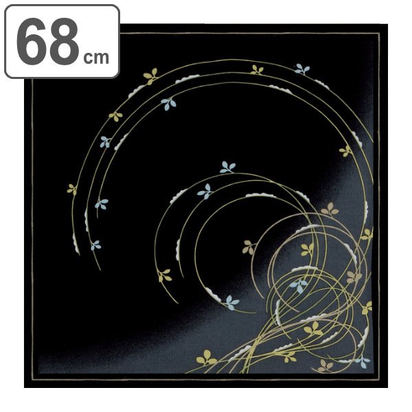 風呂敷 68cm 中判 萩露流麗 丹後ちりめん友仙ふろしき 有職Designed by 川島織物セルコン ( ふろしき 風呂敷き 中判風呂敷 )