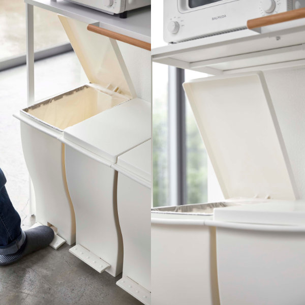 tower 特典付き 山崎実業 伸縮 ゴミ箱上ラック タワー