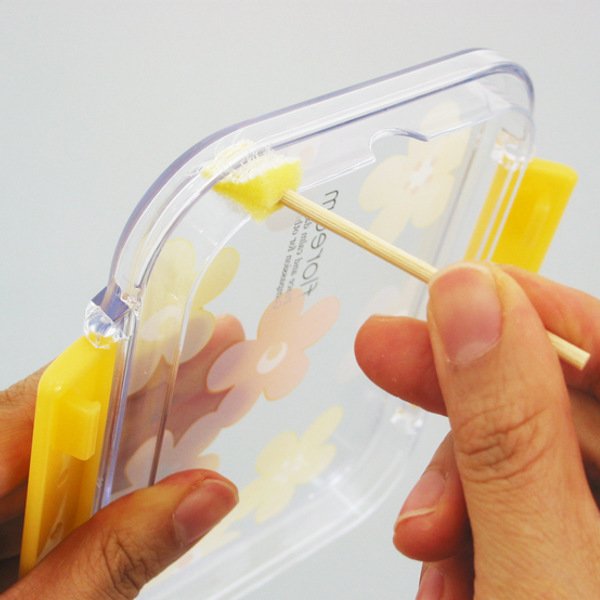 隙間 掃除ブラシ 30本入り すっきり ブラシ棒 スポンジ （ ブラシ 掃除棒 すき間掃除 使い捨て ）