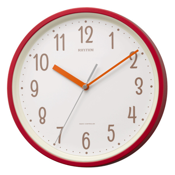 掛け時計 電波時計 スタンダードスタイル 子供部屋 キッズ 壁掛け 時計 アナログ インテリア （ 電波 壁掛け時計 置き時計 とけい ウォールクロック ）｜interior-palette｜03