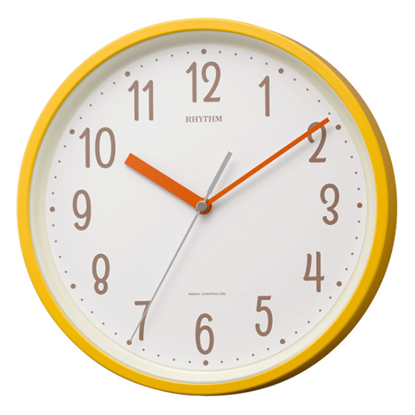 掛け時計 電波時計 スタンダードスタイル 子供部屋 キッズ 壁掛け 時計 アナログ インテリア （ 電波 壁掛け時計 置き時計 とけい ウォールクロック ）｜interior-palette｜04