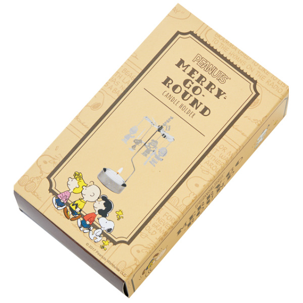 カメヤマキャンドル キャンドルホルダー スヌーピー メリーゴーランド