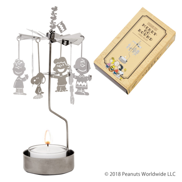 カメヤマキャンドル キャンドルホルダー スヌーピー メリーゴーランド