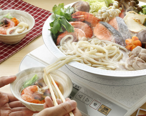 うどんすき鍋 33cm IH対応 約3.4L 日本製 （ ih 直火 ガス火 対応