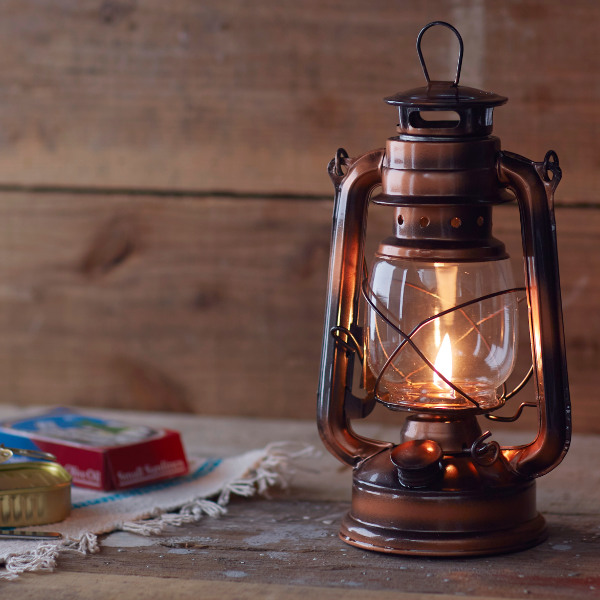 レトロ　アンティーク　オイルランタン カメヤマキャンドル オイルランタン コパー ランタン アンティーク