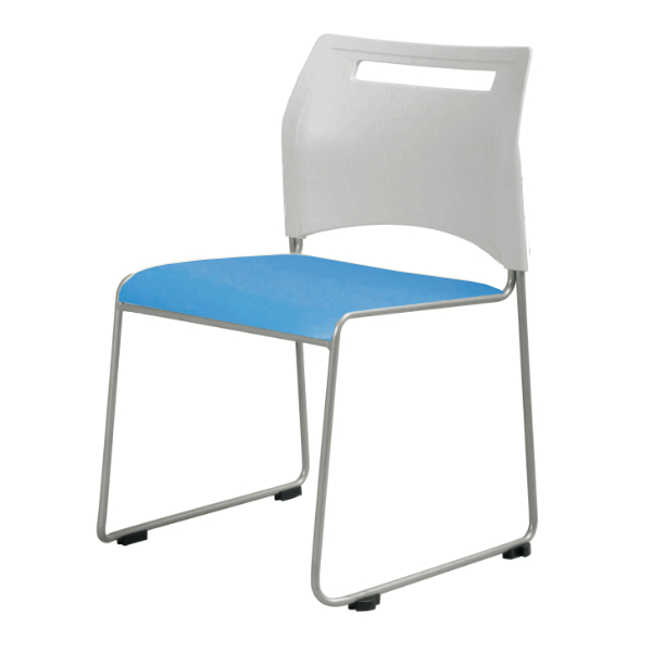 チェア 4脚セット SFIDA 座面高43cm オフィスチェア スタッキング 積み重ね 連結 会議 ミーティング （ 椅子 会議用 肘なし オフィス 収納 省スペース ）_15