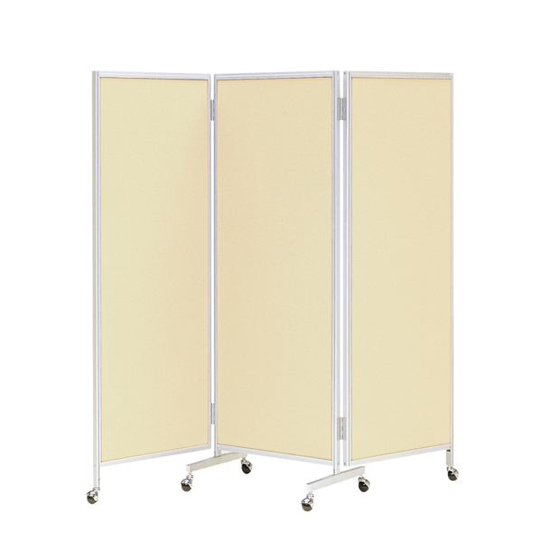 衝立 三つ折り 高さ172cm パーテーション キャスター 折り畳み 収納