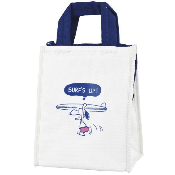 25％OFF】 新品 スヌーピー Snoopy 保温保冷 ランチバッグ 弁当袋 サーフスヌーピー