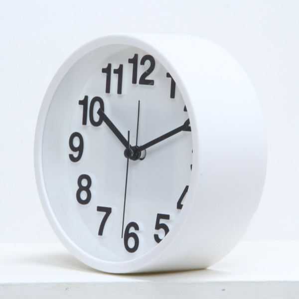 目覚まし時計 置時計 ビッグ セイコークロック 目覚まし時計 置き時計 アナログ ピンク 110×86×63mm