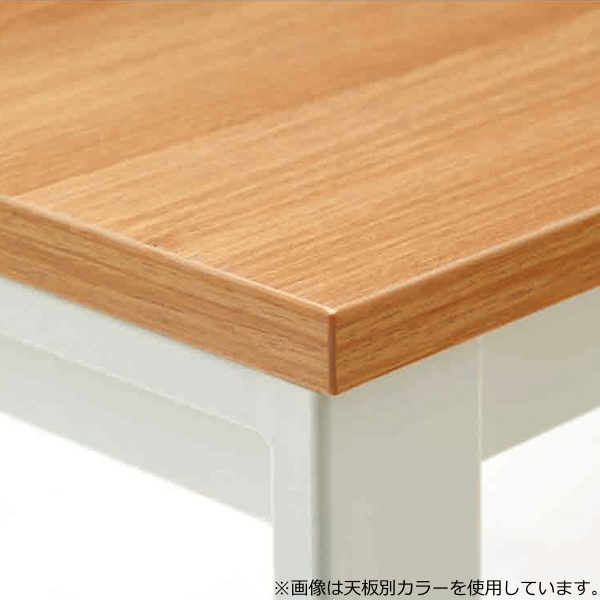 テーブル 幅160cm ホワイト デスク オフィス 長方形 スチール オフィス