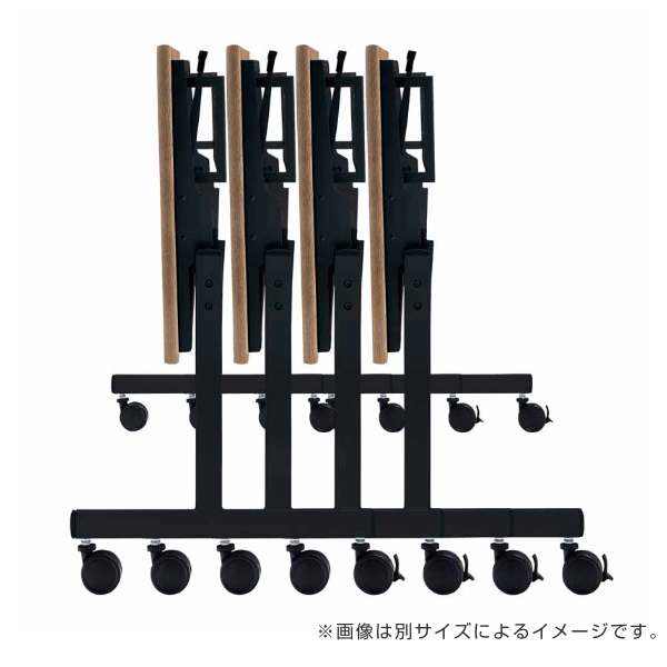 （法人限定） スタックテーブル デスク 幅180cm 奥行60cm テーブル キャスター スタッキング 折りたたみ オフィス （ 折り畳み 会議テーブル 2人用 会議 机 ）_8
