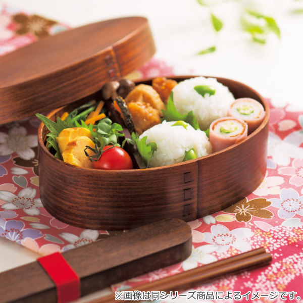 HAKOYA お弁当箱 2段 590ml 小判弁当 木製 スリ漆 ( 弁当箱 ランチ HAKOYA お弁当箱 2段 590ml 小判弁当 木製 スリ漆 ( 弁当箱 ランチ