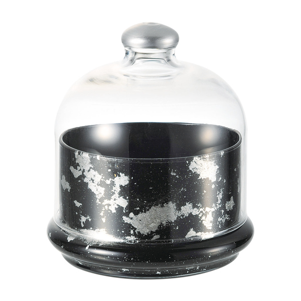 フードドーム M M.STYLE 彩漆 漆黒 食器 和食器 ガラス （ 小鉢 リッド 蓋 料理 ドーム フードカバー 蓋付き小鉢 カップ 前菜皿 ガラス製 トルコ ） | M.STYLE | 06