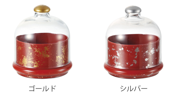 フードドーム M M.STYLE 彩赤 漆黒 食器 和食器 ガラス （ 小鉢 リッド 蓋 料理 ドーム フードカバー 蓋付き小鉢 カップ 前菜皿 ガラス製 トルコ ） | M.STYLE | 01