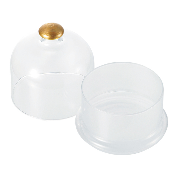 フードドーム S M.STYLE 彩漆 フロスト 食器 和食器 ガラス （ 小鉢 リッド 蓋 料理 ドーム フードカバー 蓋付き小鉢 カップ ケーキ皿 ガラス製 トルコ ） | M.STYLE | 02