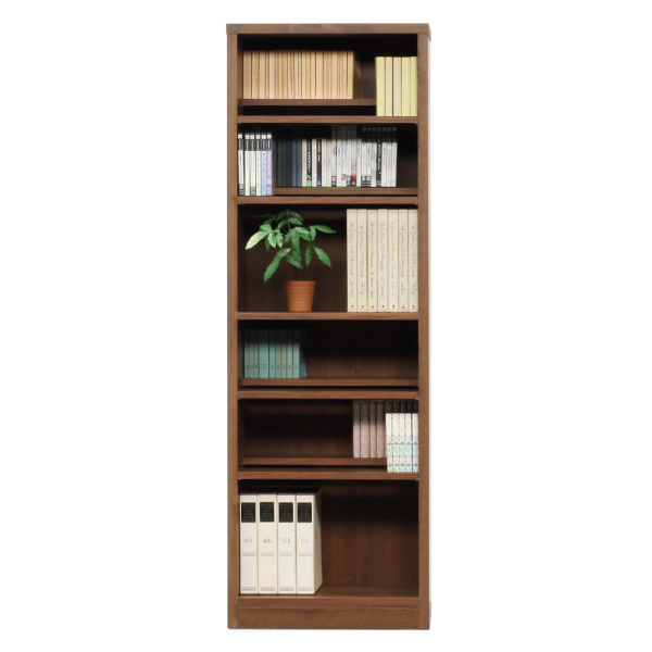 本棚 シェルフ 高さ180/90 幅60 本棚 木製 コミックシェルフ 前後分割可動棚 日本製 幅60cm 高さ180cm