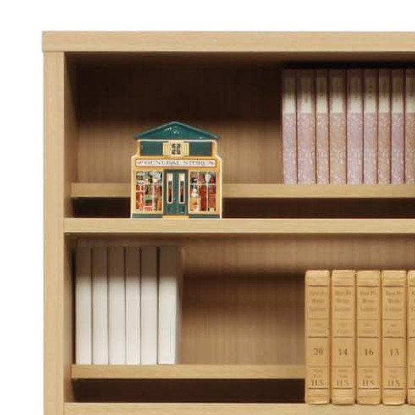 本棚 木製 コミックシェルフ 前後分割可動棚 日本製 幅60cm 高さ180cm