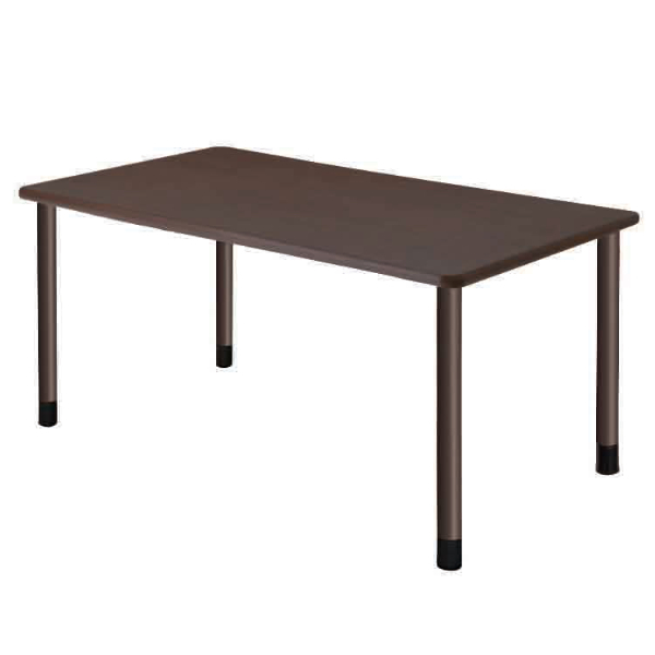 テーブル 幅160cm 固定脚 高さ調節 長方形 角型 メラミン 施設 介護 オフィス （ 幅 160 福祉 高さ調整 3段階 継ぎ脚 机 ダイニングテーブル ）｜interior-palette｜03