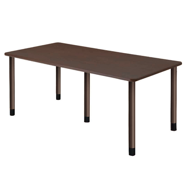 テーブル 幅180cm 固定脚 高さ調節 長方形 角型 メラミン 施設 介護 オフィス （ 幅 180 福祉 高さ調整 3段階 継ぎ脚 机 ダイニングテーブル ）｜interior-palette｜03