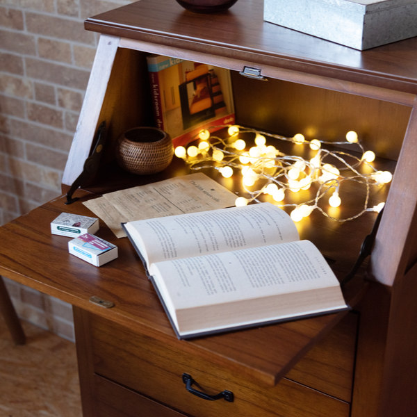 ライティングチェスト 引出し 3段 天然木 エスニック調 Timber 幅60cm