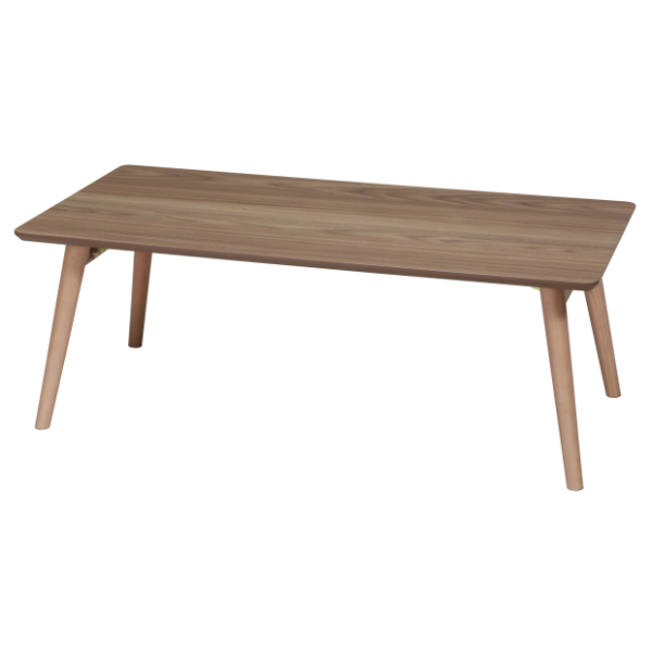 永井興産 折りたたみ テーブル 幅90cm スクエア コンパクト 子供 ロー