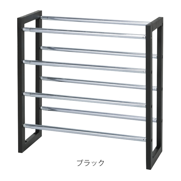 シューズラック 4段 幅 54.5〜93.5c...の詳細画像2