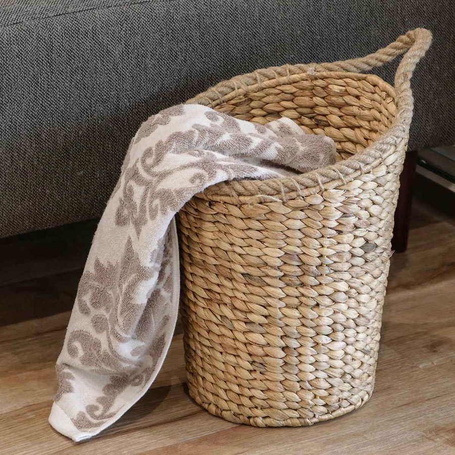 ちどり産業 バスケット ロープハンドル ウォーターヒヤシンス 取っ手