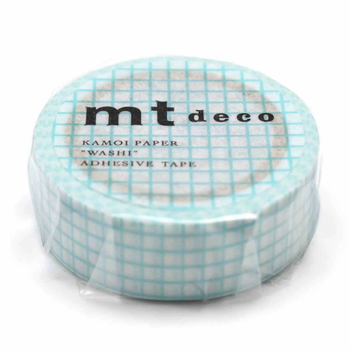 マスキングテープ 方眼 幅15mm×7m mt DECO （ マステ カモ井加工紙