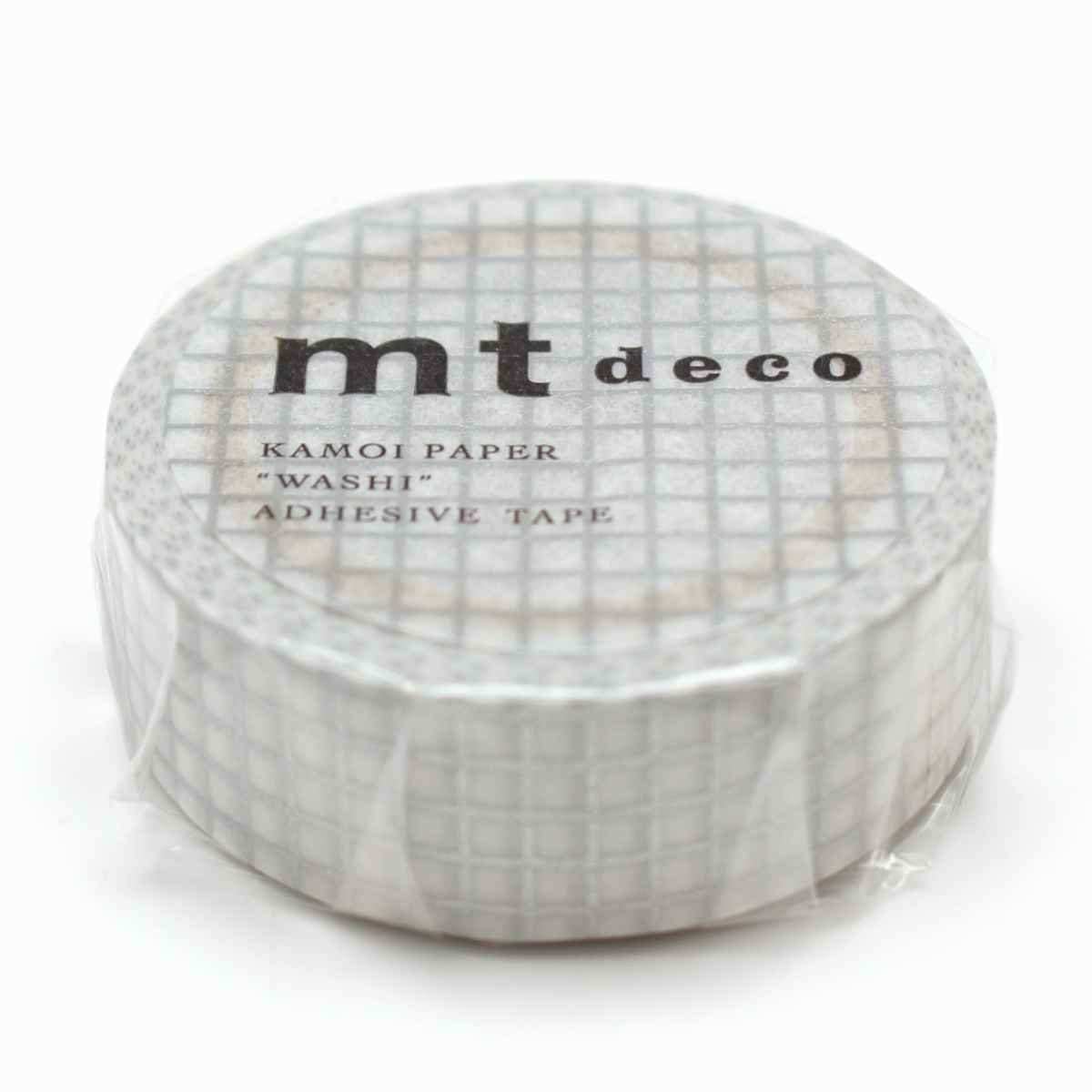 マスキングテープ 方眼 幅15mm×7m mt DECO （ マステ カモ井加工紙