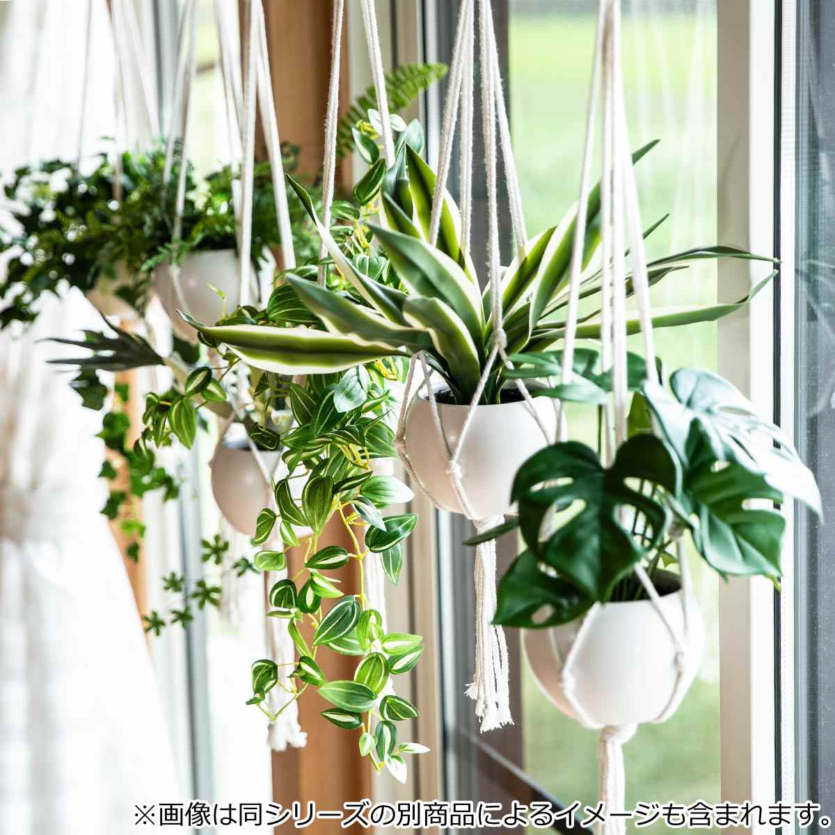 キシマ（KISHIMA） フェイクグリーン モンステラ エクリア ハンギング 