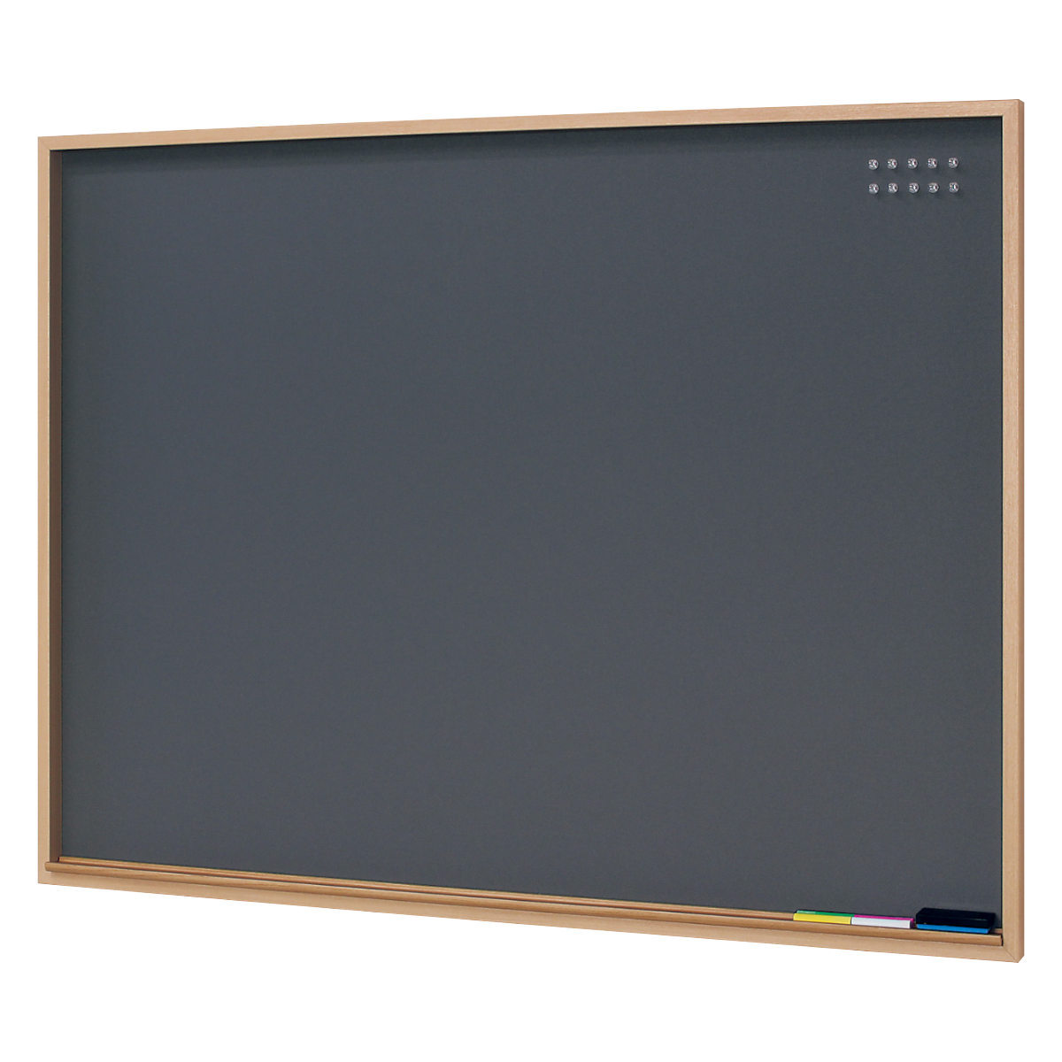 マグネットボード 90x120cm チョークマグネットボード （ 黒板 マグネット 壁掛け チョークボード ）｜interior-palette｜02