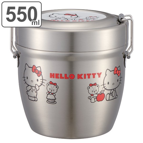 スケーター 弁当箱 保温 丼 抗菌 550ml 真空ステンレス 保温弁当箱