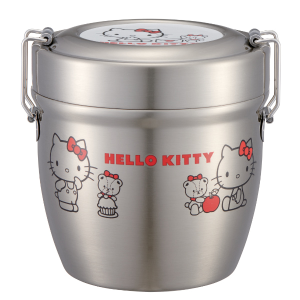ハローキティ　ランチジャー　パート２　２個セット スケーター 弁当箱 保温 丼 抗菌 550ml 真空ステンレス 保温弁当箱